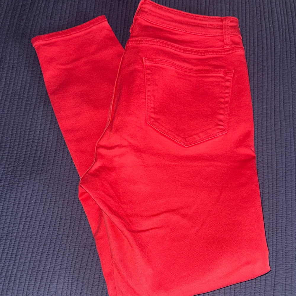 Vineyard Vines Women's coral Skinny Jeans